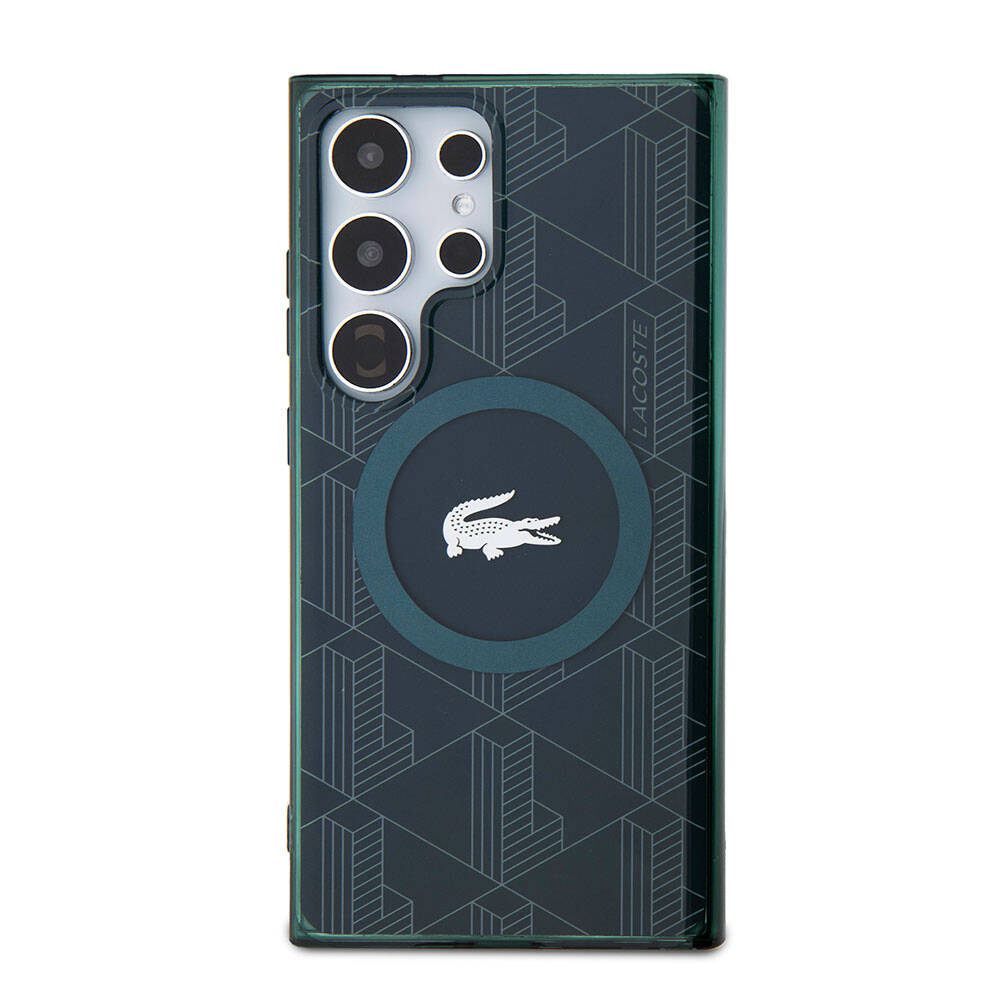 Galaxy S24 Ultra Kılıf Lacoste Orjinal Lisanslı M-safe Şarj Özellikli Çift Katmanlı Timsah Logolu Blend Monogram Kılıf Galaxy S24 Ultra Kılıf Lacoste Orjinal Lisanslı M-safe Şarj Özellikli Çift Katmanlı Timsah Logolu Blend Monogram Kılıf